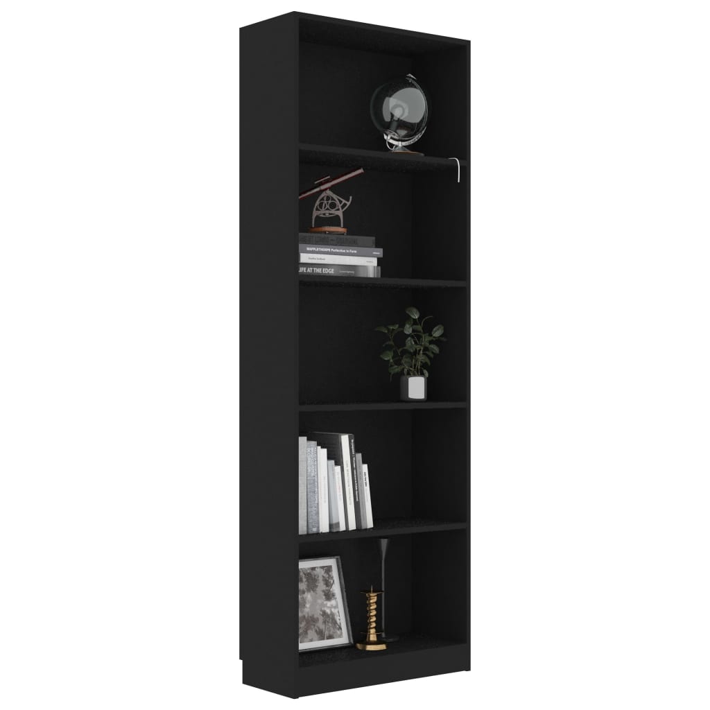 Bücherregal 3 Fächer Weiß 40x24x109 cm Holzwerkstoff