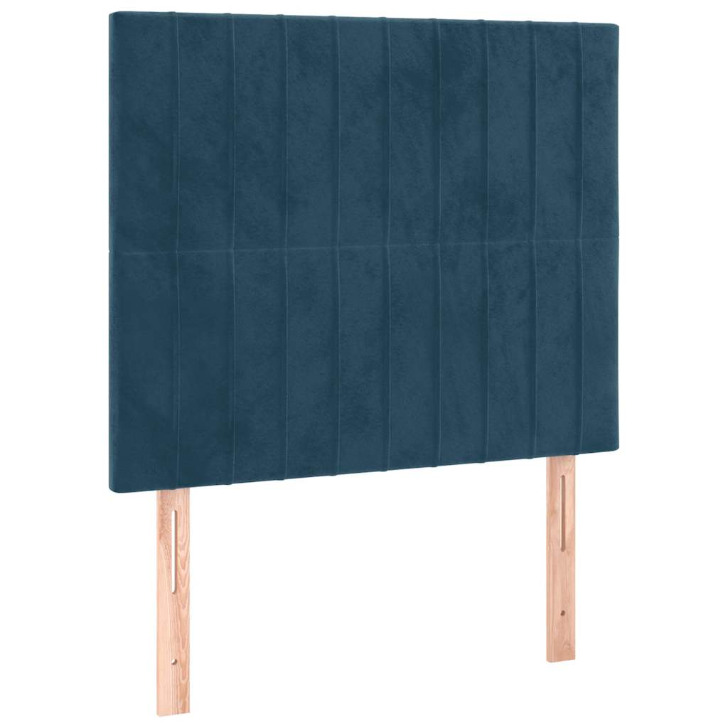 Kopfteil Hellgrau 80x5x118/128 cm Samt