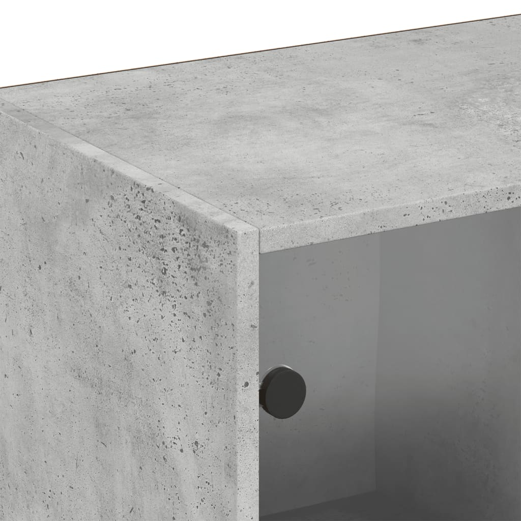 Bücherschrank mit Türen Weiß 204x37x75 cm Holzwerkstoff