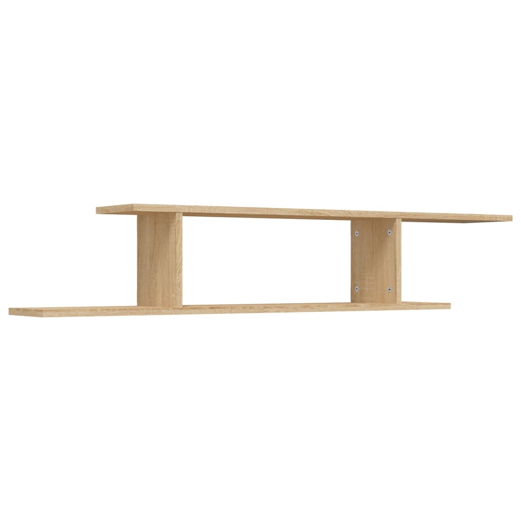 TV-Wandregal Weiß 125x18x23 cm Holzwerkstoff
