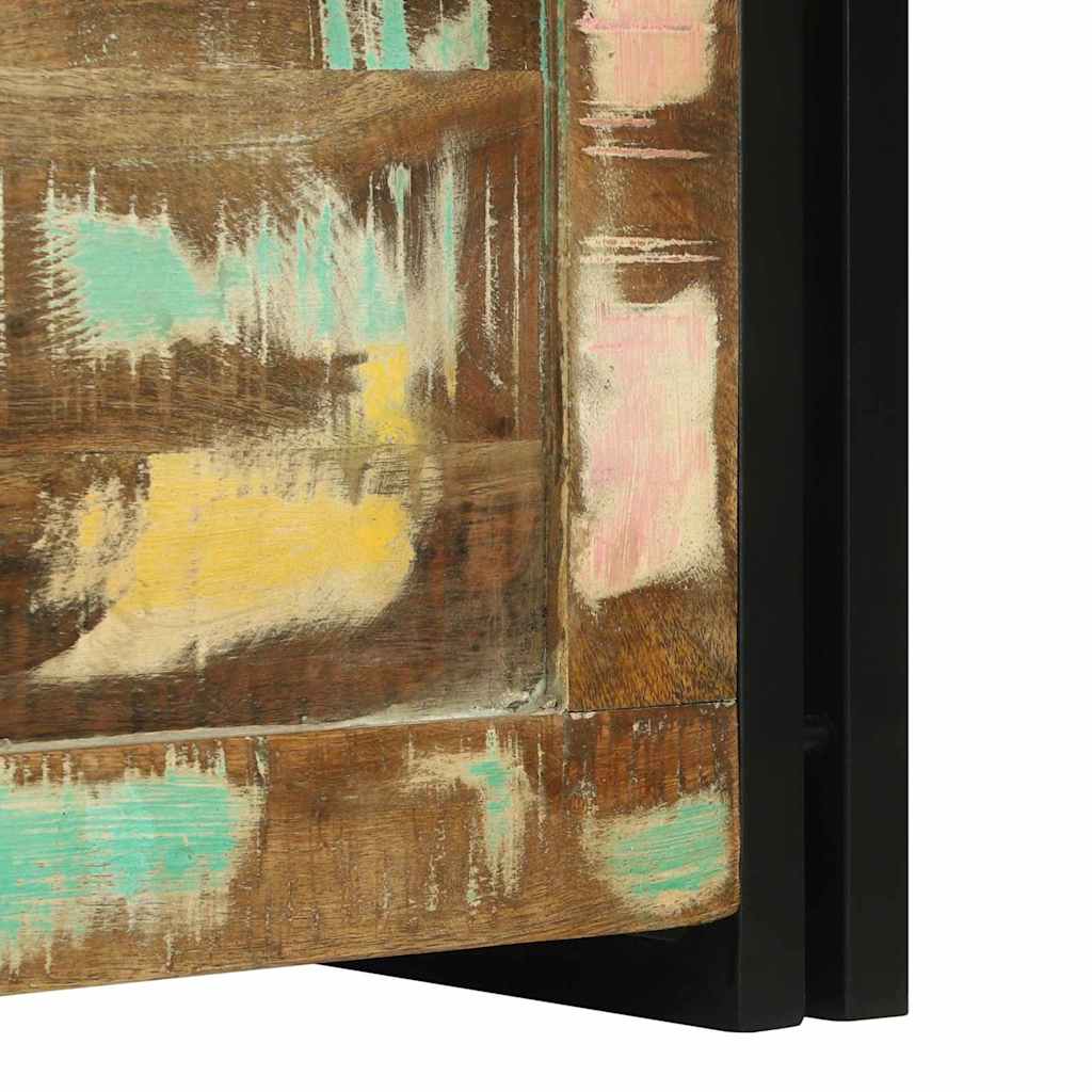 Aufbewahrungsbox 50 x 50 x 50 cm Massives upgecyceltes Holz