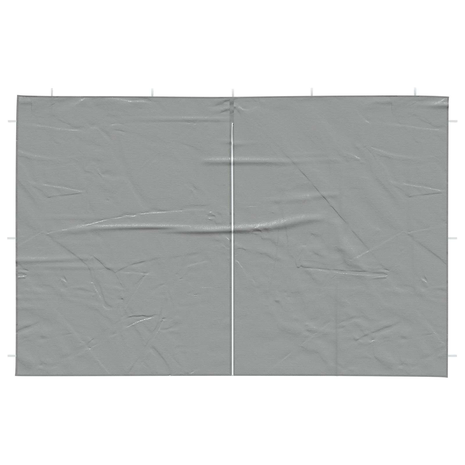 Party Zelt Seitenteil 2 pcs Rot 300 x 195 cm PE und Stahl