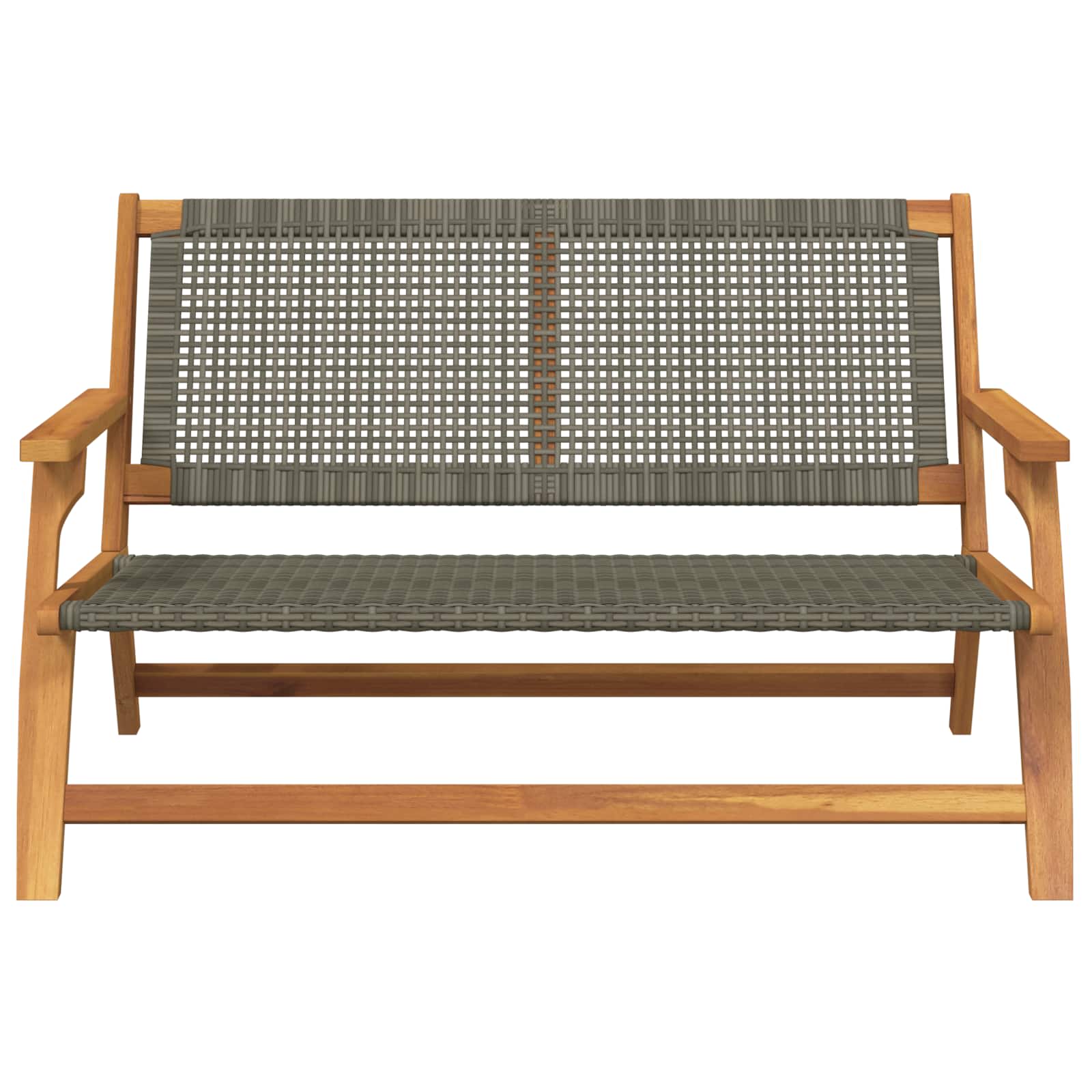 gartenmöbel Schwarz 122 x 78 x 73 cm Massivholz Akazie