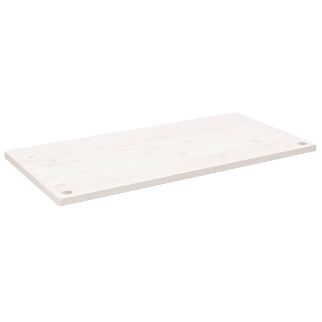 Schreibtischplatte 80x40x2,5 cm Massivholz Kiefer