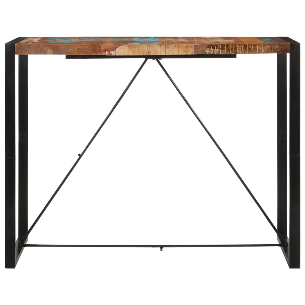 Bartisch 110 x 60 x 110 cm Massivholz Mango