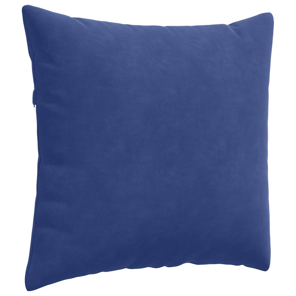 Sofakissen 2 Stück Blau 50 x 30 cm Cordstoff