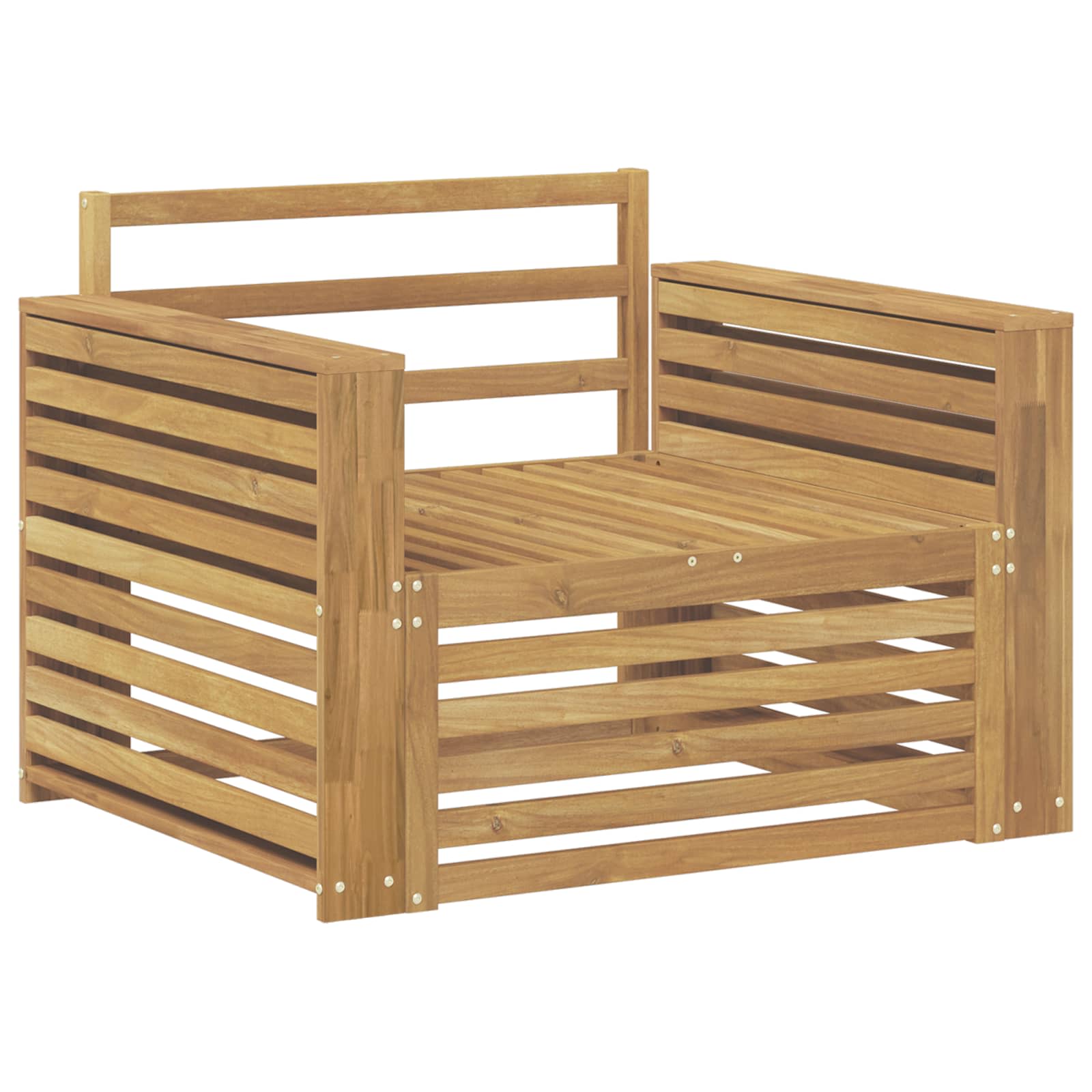 2 Stück Outdoor-Sofa Natur