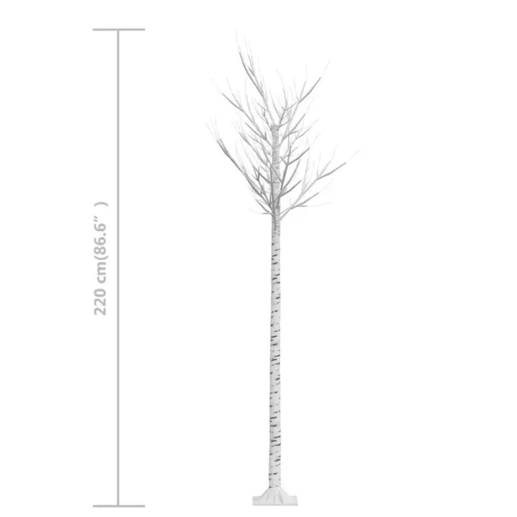 Weihnachtsbaum 128 LEDs 1,2 m Warmweiß Indoor Outdoor