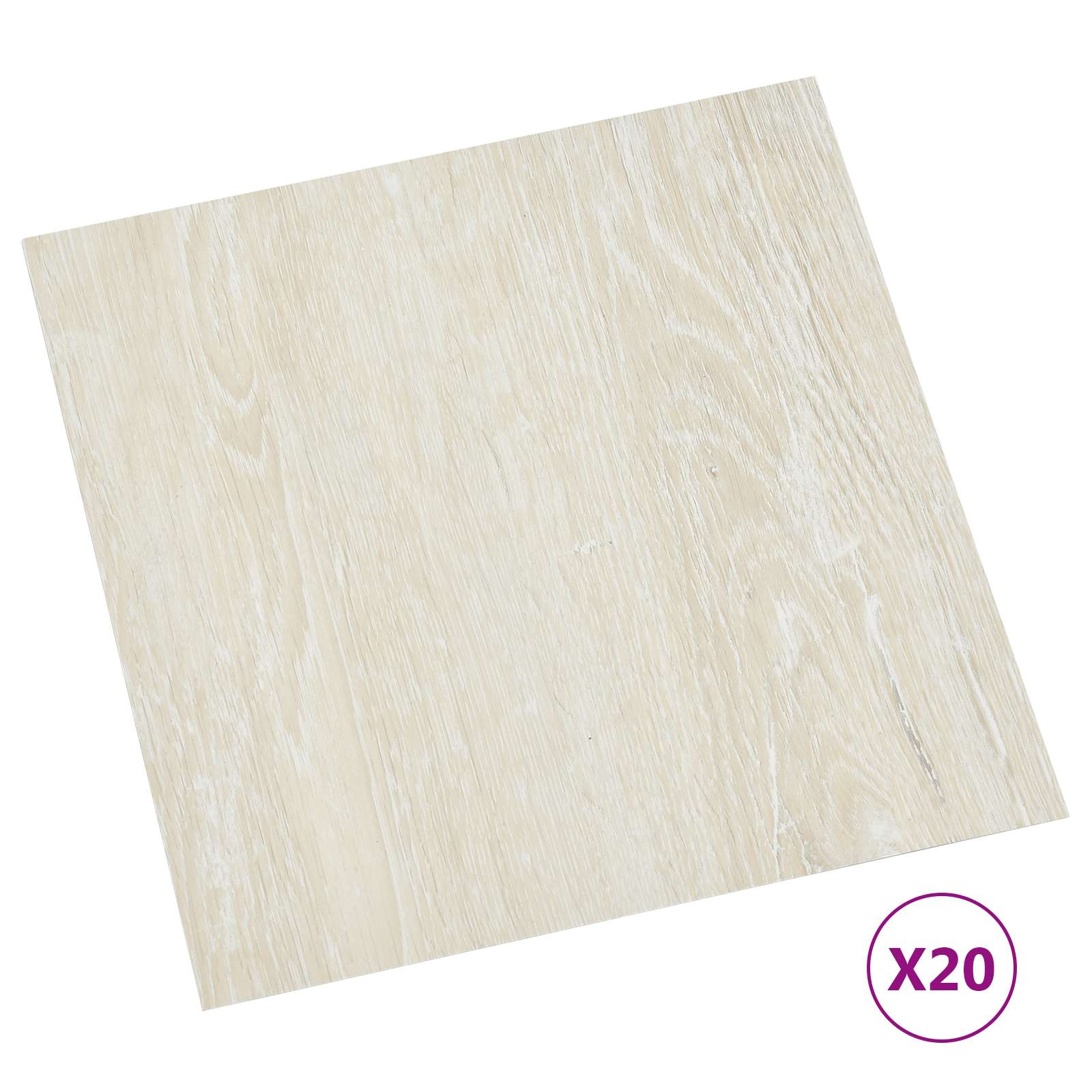 Selbstklebende Bodenplanken 30,5 x 30,5 cm 20 pcs PVC Betongrau