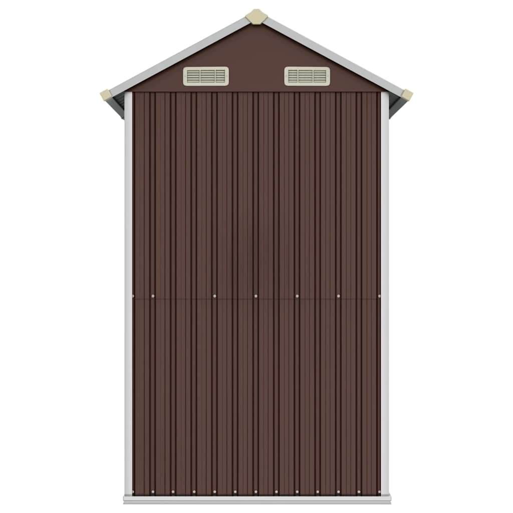Gartenhaus Hellgrau 192x152,5x237 cm Verzinkter Stahl