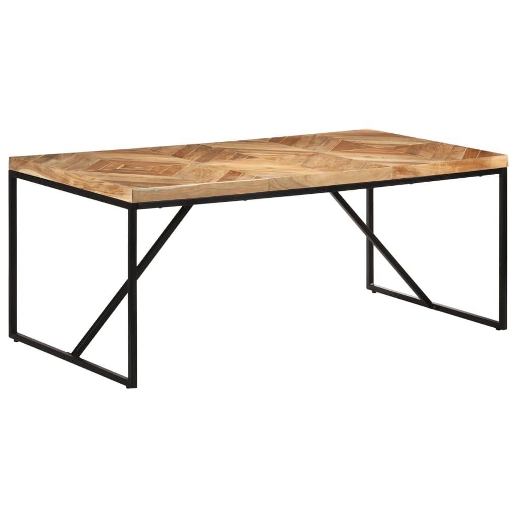 Esstisch 140x70x76 cm Massivholz Akazie und Mango