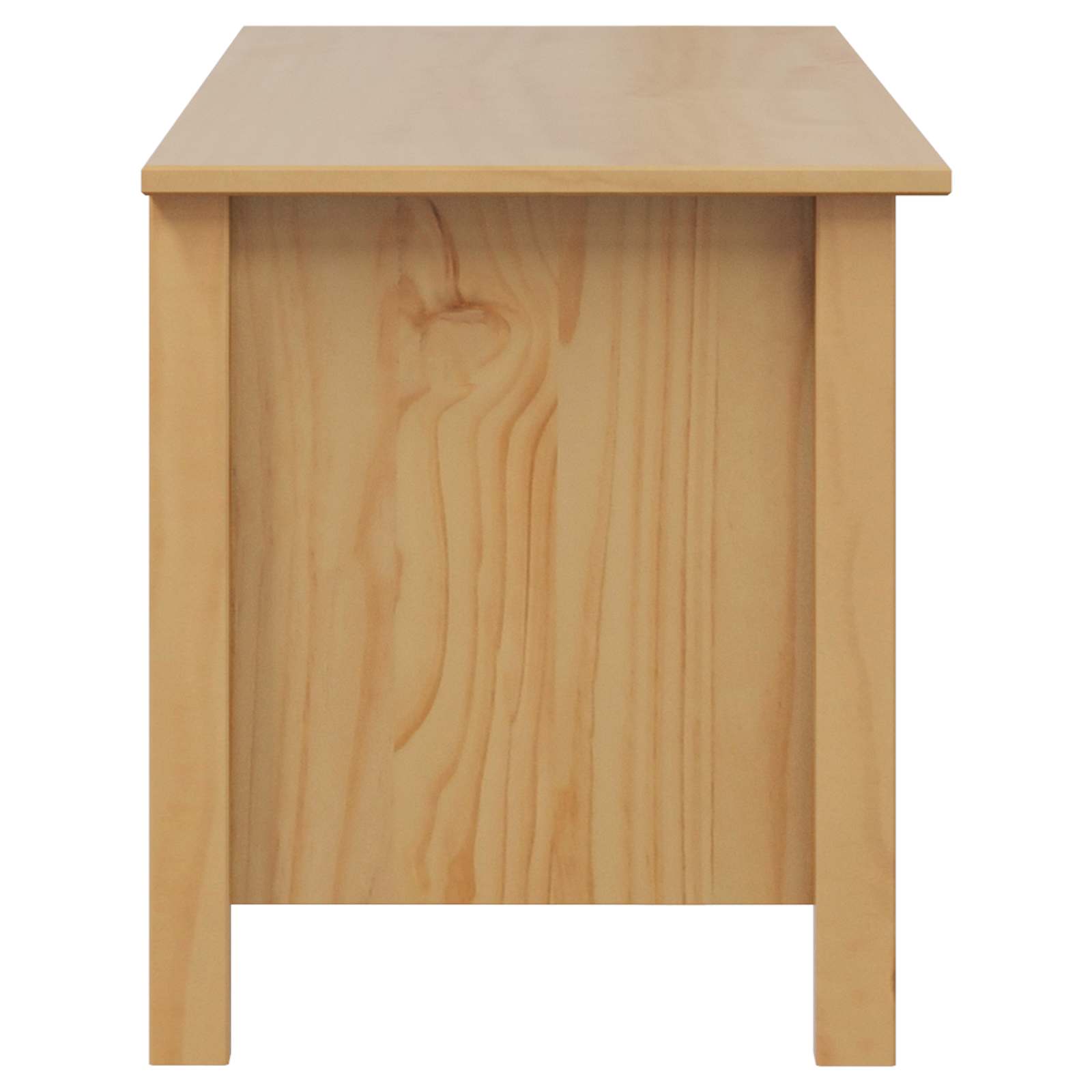 Aufbewahrungsbox mit Speicher HILL Honigbraun 90 x 40 x 45 cm