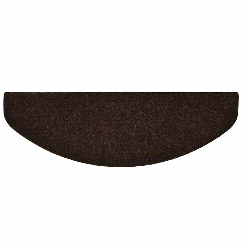 Stufenmatten Selbstklebend 15 Stk. 56x17x3 cm Hellbraun Halbrund
