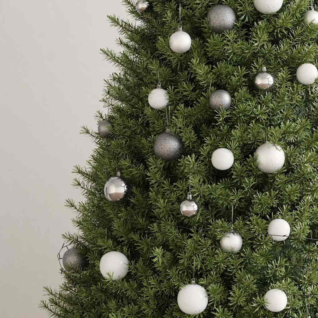 60-tlg. Weihnachtskugeln mit Weihnachtsbaumspitze 150 LEDs