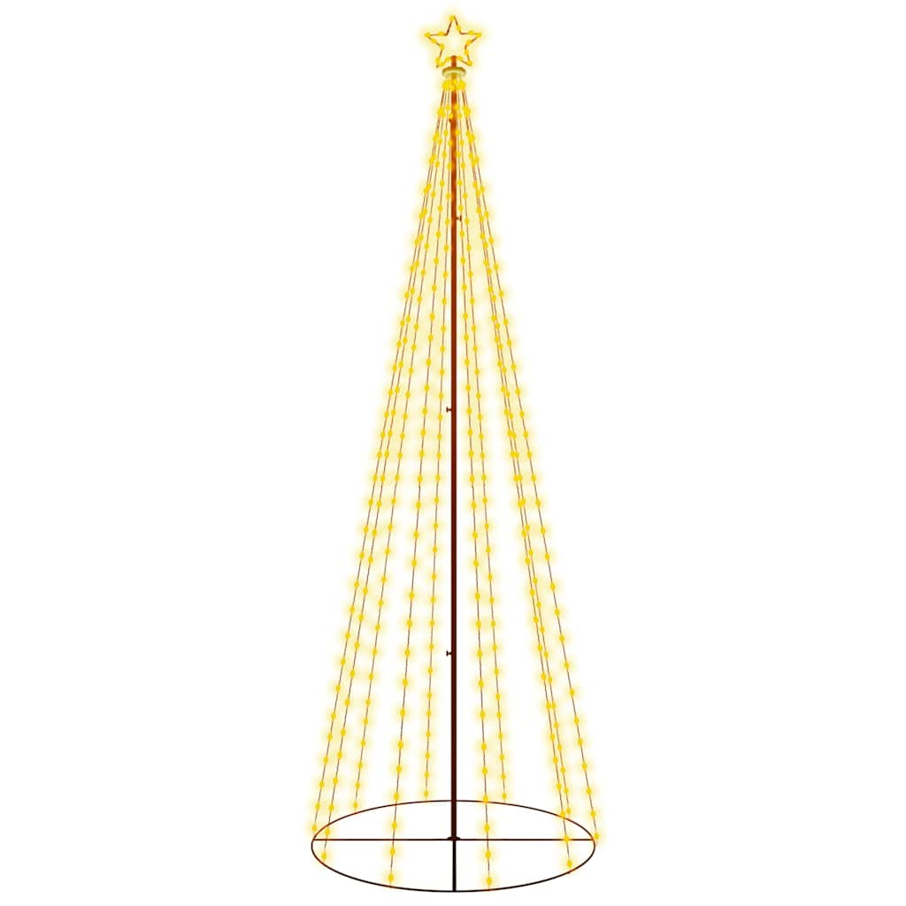 LED-Weihnachtsbaum Kegelform Warmweiß 108 LEDs 70x180 cm