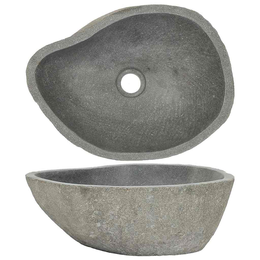 Waschbecken Flussstein Oval (29-38)x(24-31) cm