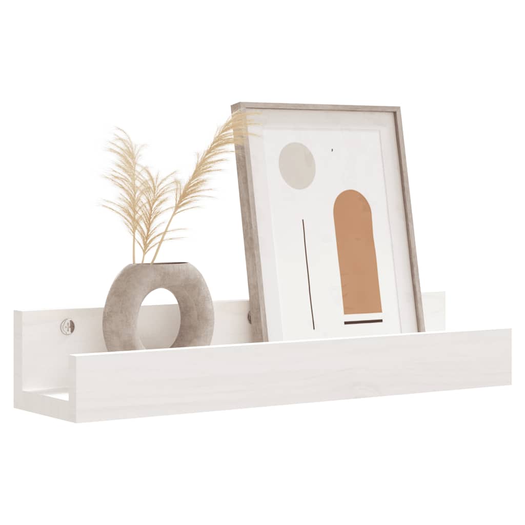 Wandregale 2 Stk. 50x12x9 cm Massivholz Kiefer
