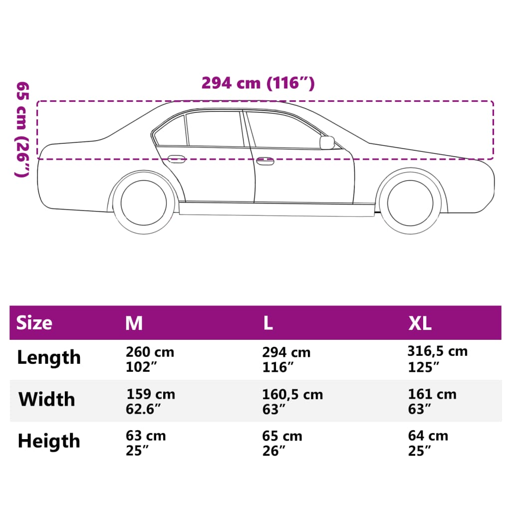 Autoabdeckung Halbgarage mit Haken Silbern M