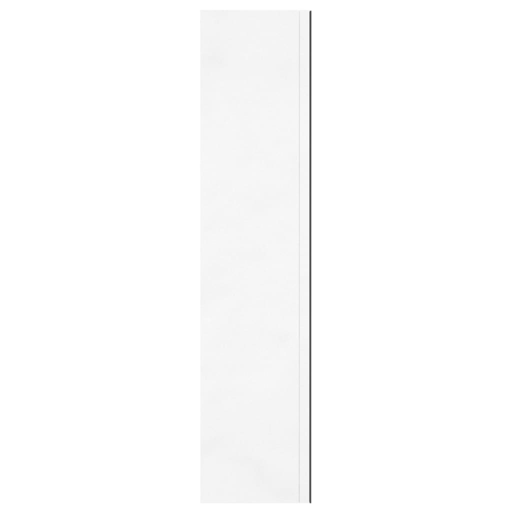 Bad-Spiegelschrank 60x15x75 cm MDF Glänzendes Schwarz