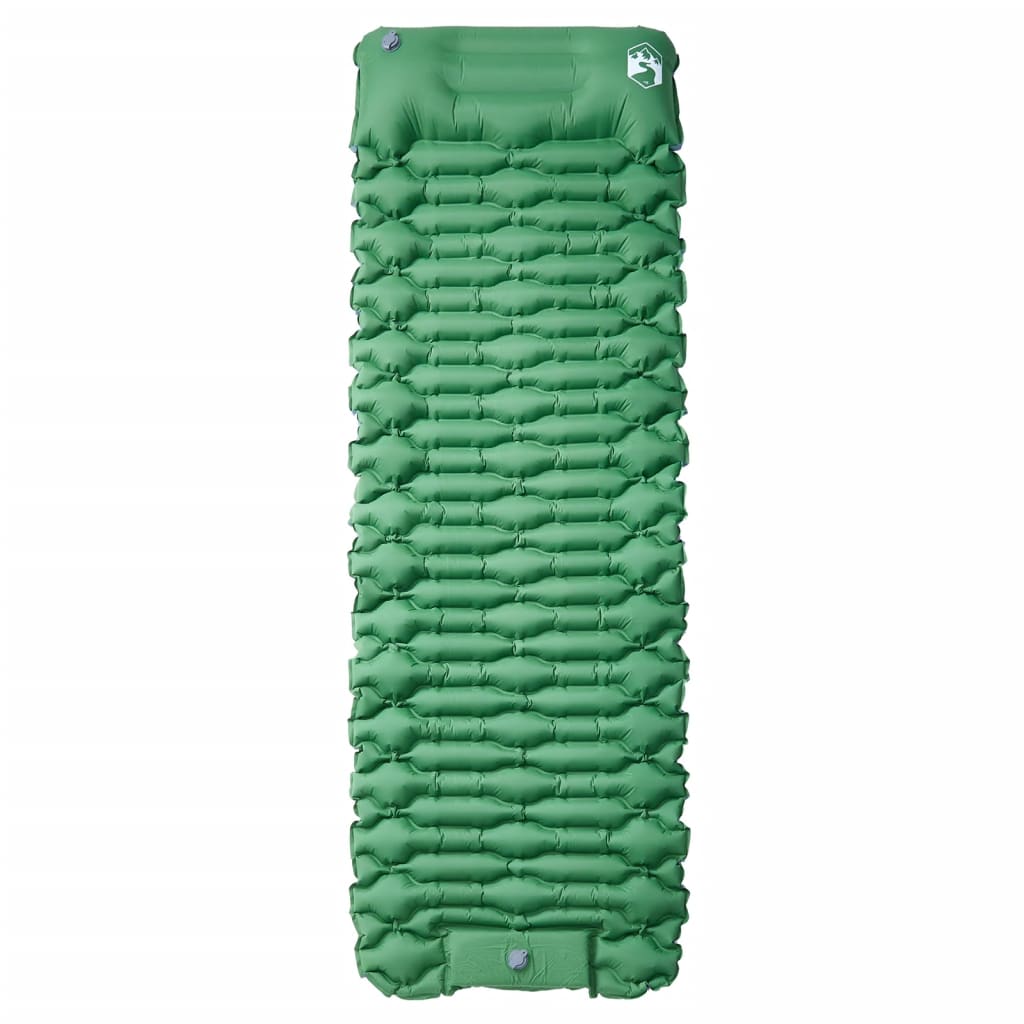 Selbstaufblasende Isomatte mit Kissen Blau