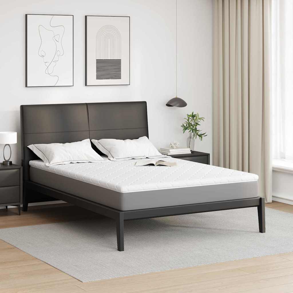 Kokosnuss Topper Weiß 70 x 200 cm Jacquard-Stoff