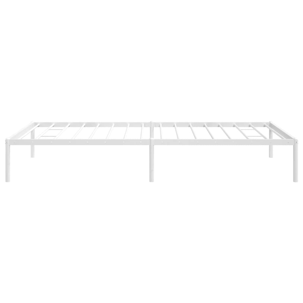 Bettgestell Metall Schwarz 75x190 cm