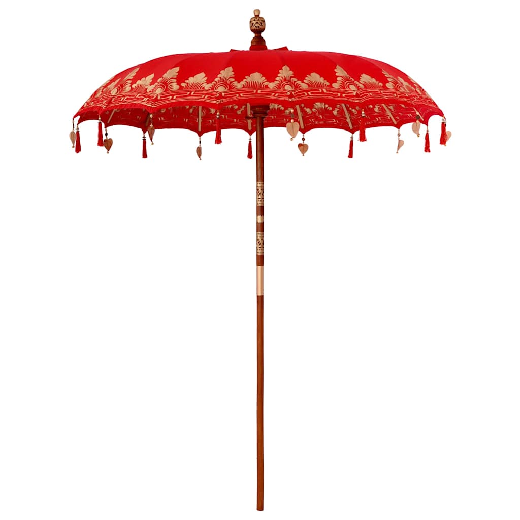 Balinesischer Sonnenschirm Creme 185 x 185 x 260 cm