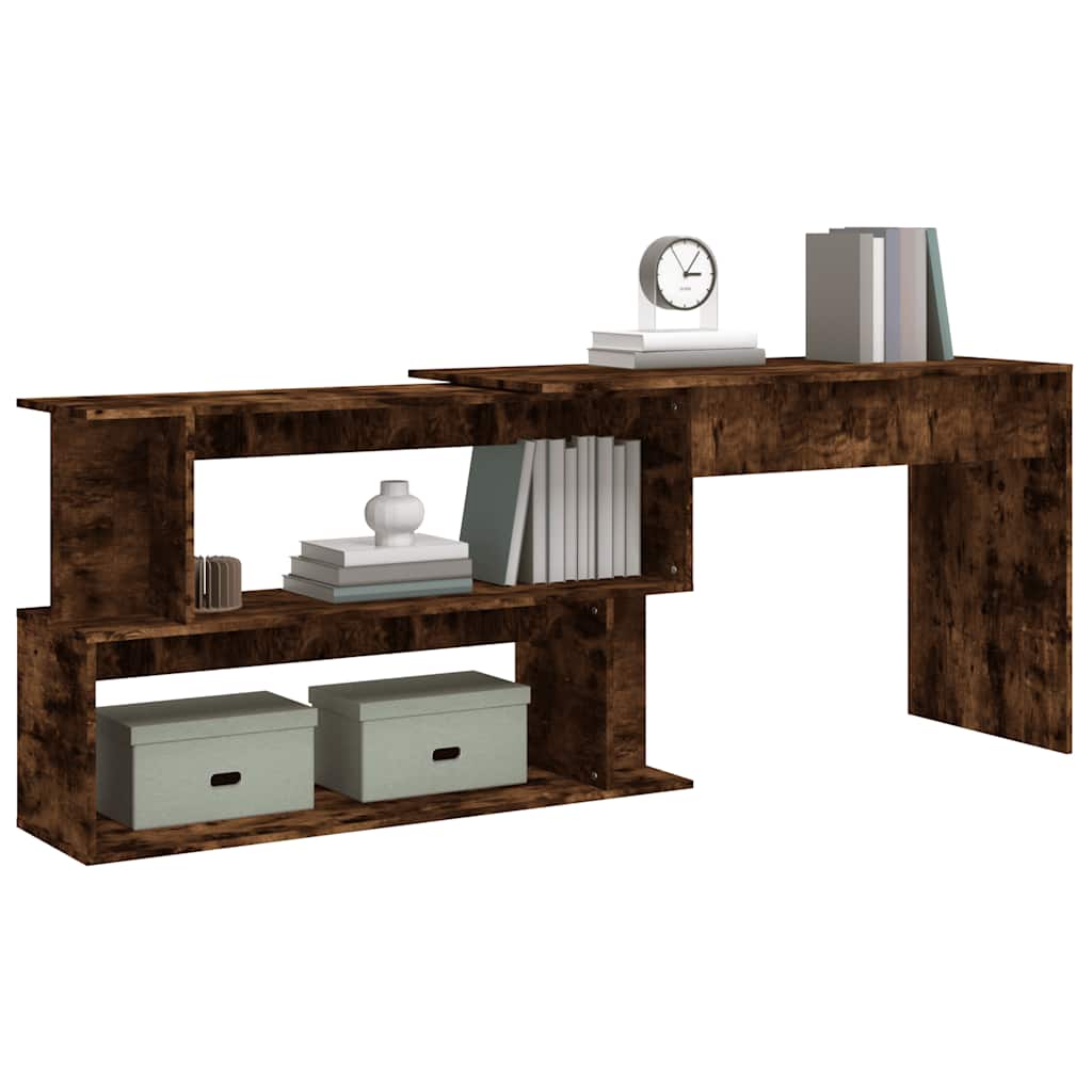 Eckschreibtisch Weiß 200x50x76 cm Holzwerkstoff
