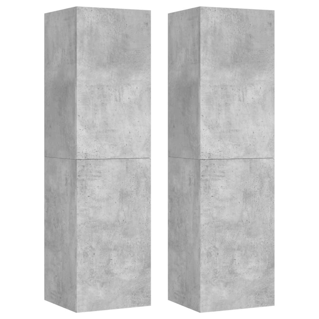 4-tlg. TV-Schrank-Set Weiß Holzwerkstoff