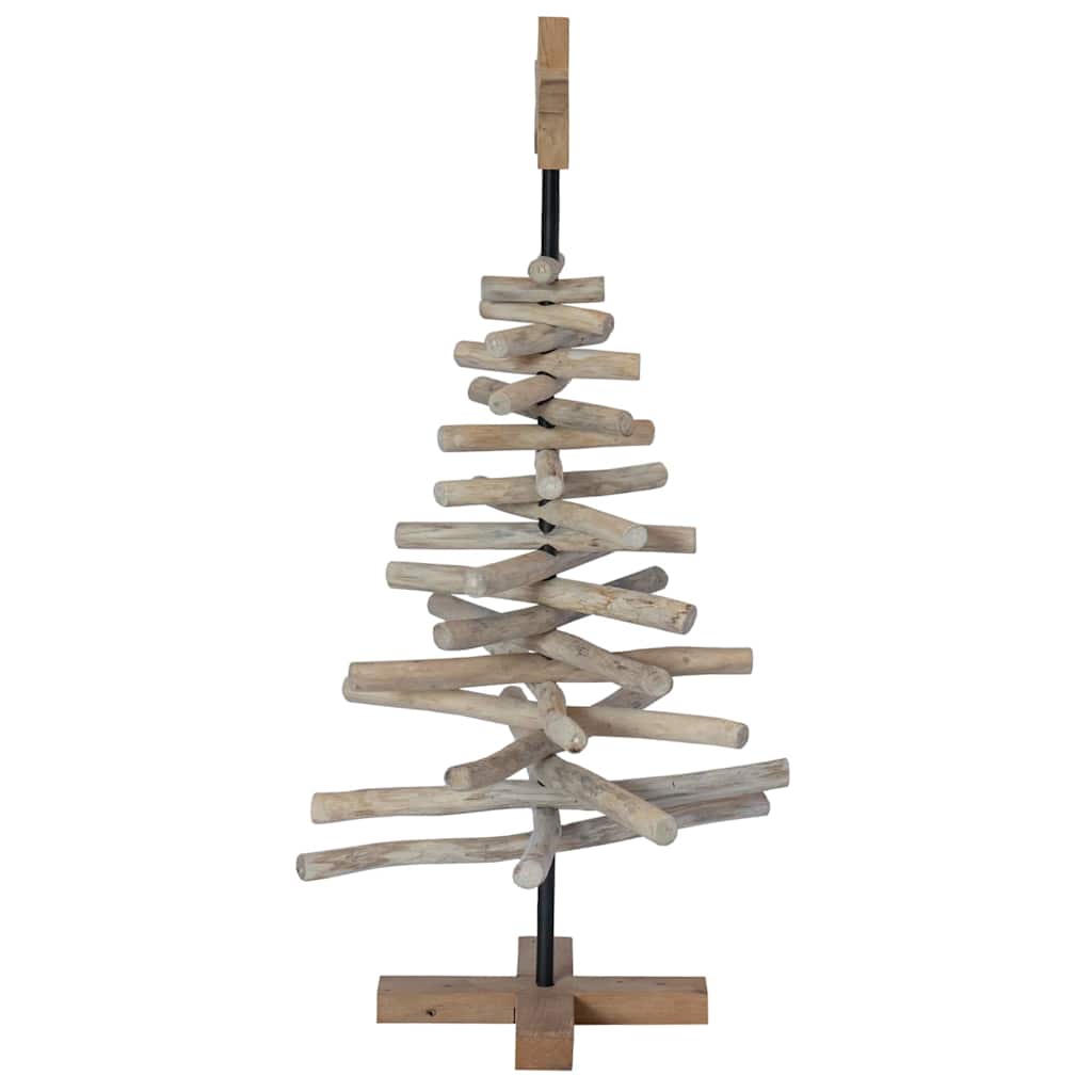 Weihnachtsbaum mit Ständer Braun 60 cm Massivholz Teak