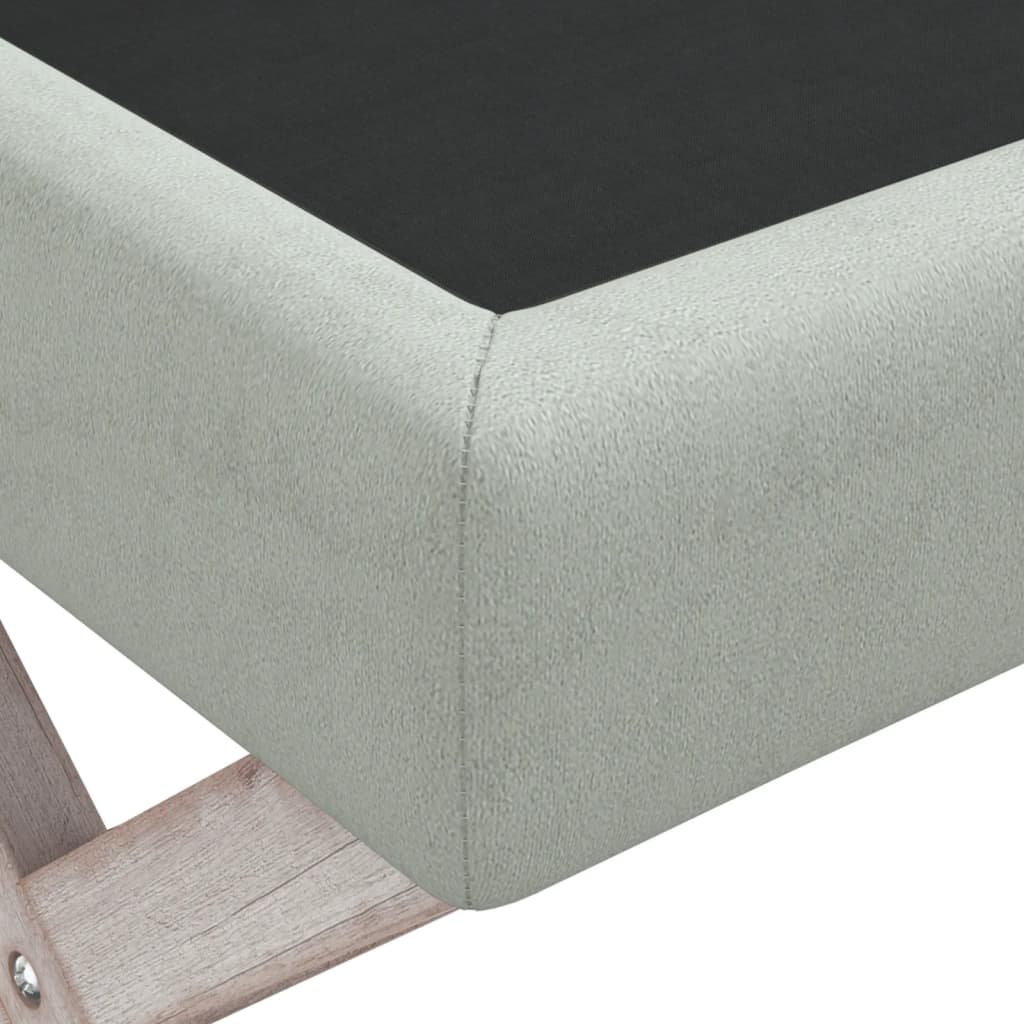 Hocker mit Stauraum Dunkelgrau 45x45x49 cm Stoff