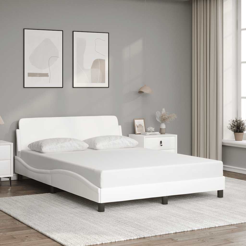 Bettgestell "Dover" Schwarz 100x190 cm Kunstleder