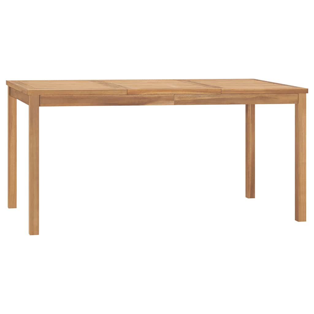 Garten-Esstisch 140x80x77 cm Massivholz Teak