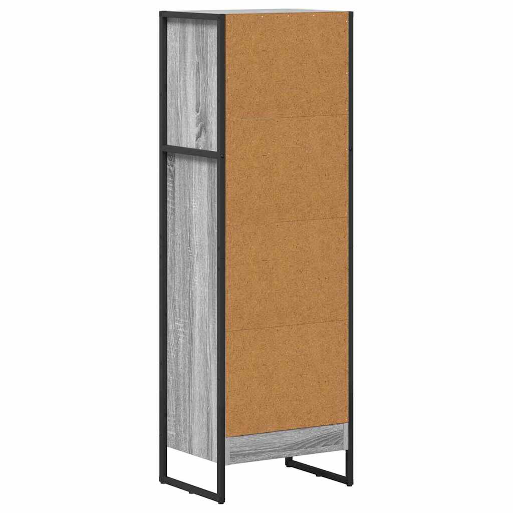 Bücherregal 2 pcs Schwarz Eichen-Optik 60 x 30 x 189,5 cm