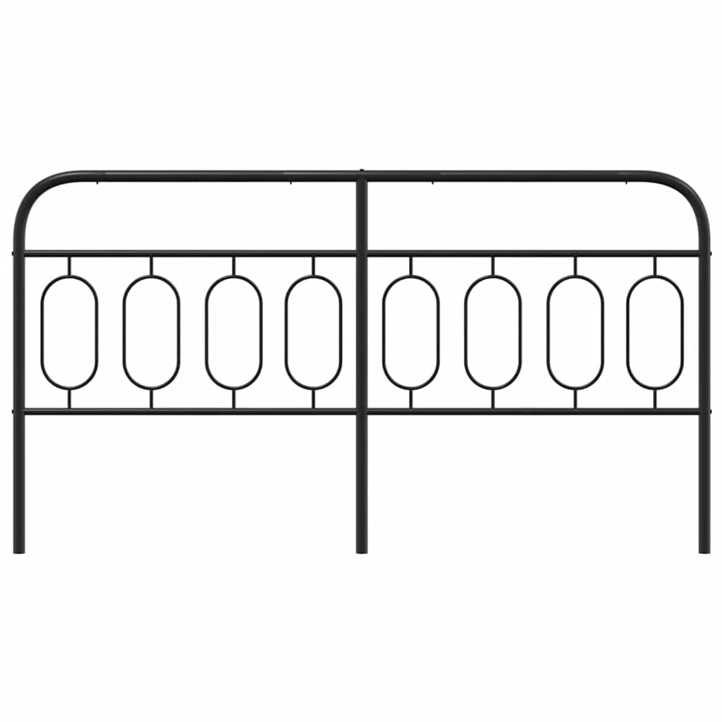 Ersatz-Kopfteil Metall Schwarz 75 cm
