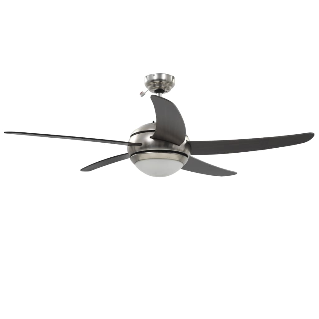 Deckenventilator mit Licht und Fernbedienung Ø 130 cm Weiß