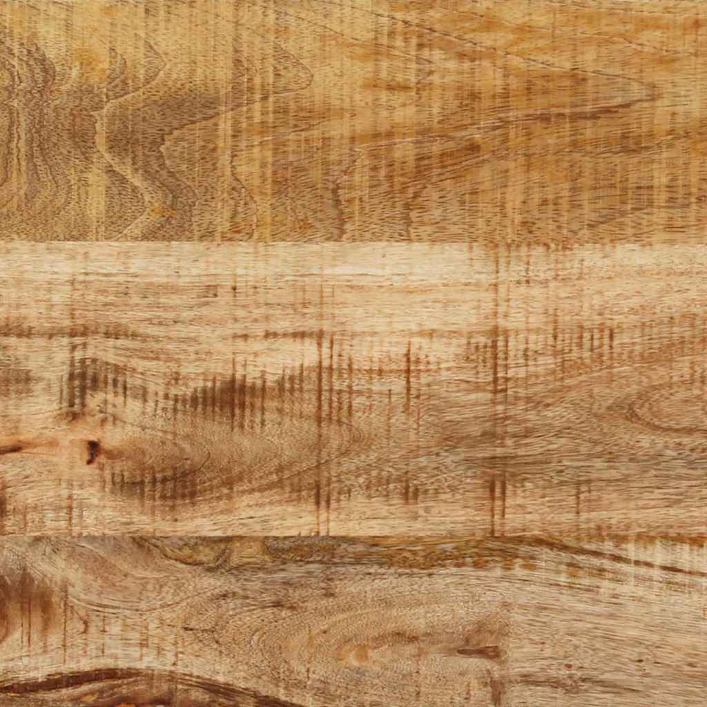 Konsolentisch 120x35x76 cm Stahl und Massivholz Mango