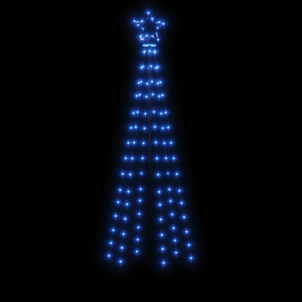 LED-Weihnachtsbaum mit Erdnägeln Mehrfarbig 310 LEDs 300 cm