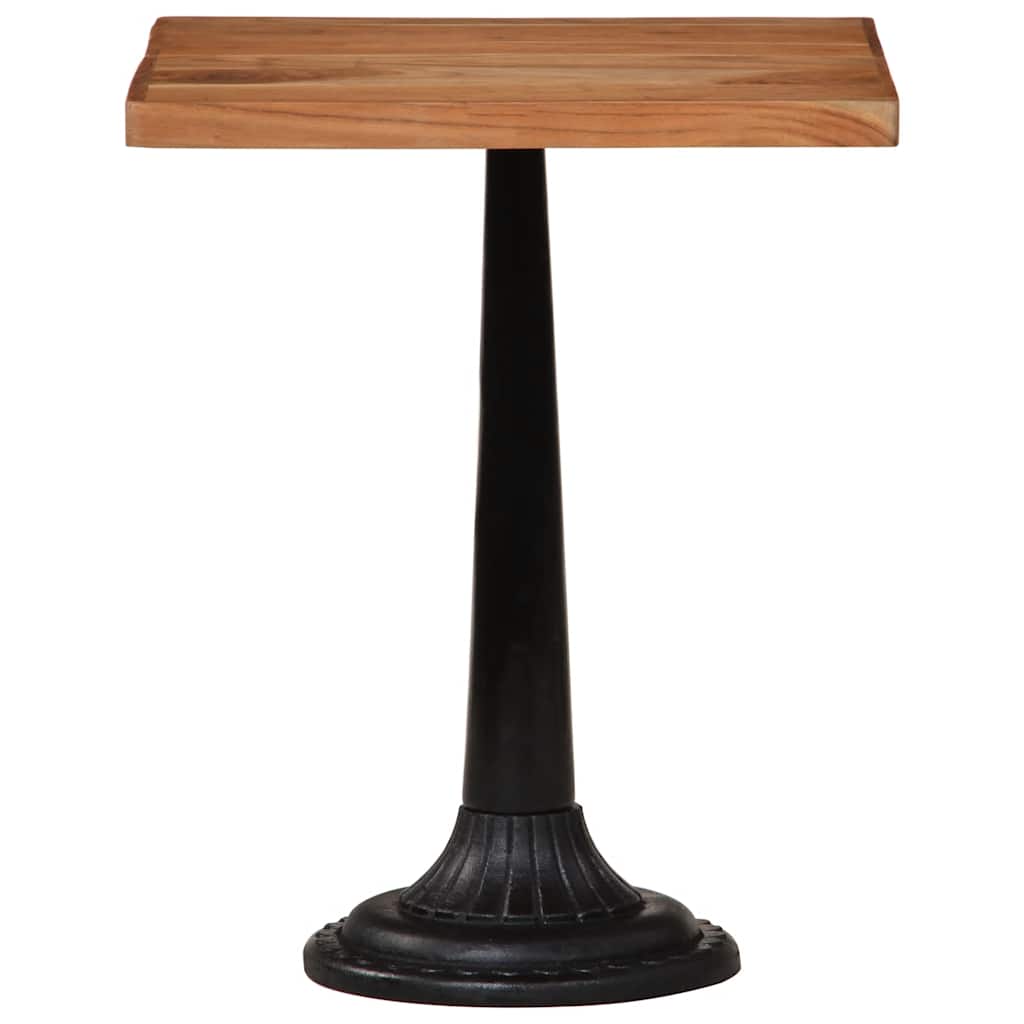 Bistrotisch 60x60x77 cm Raues Mangoholz