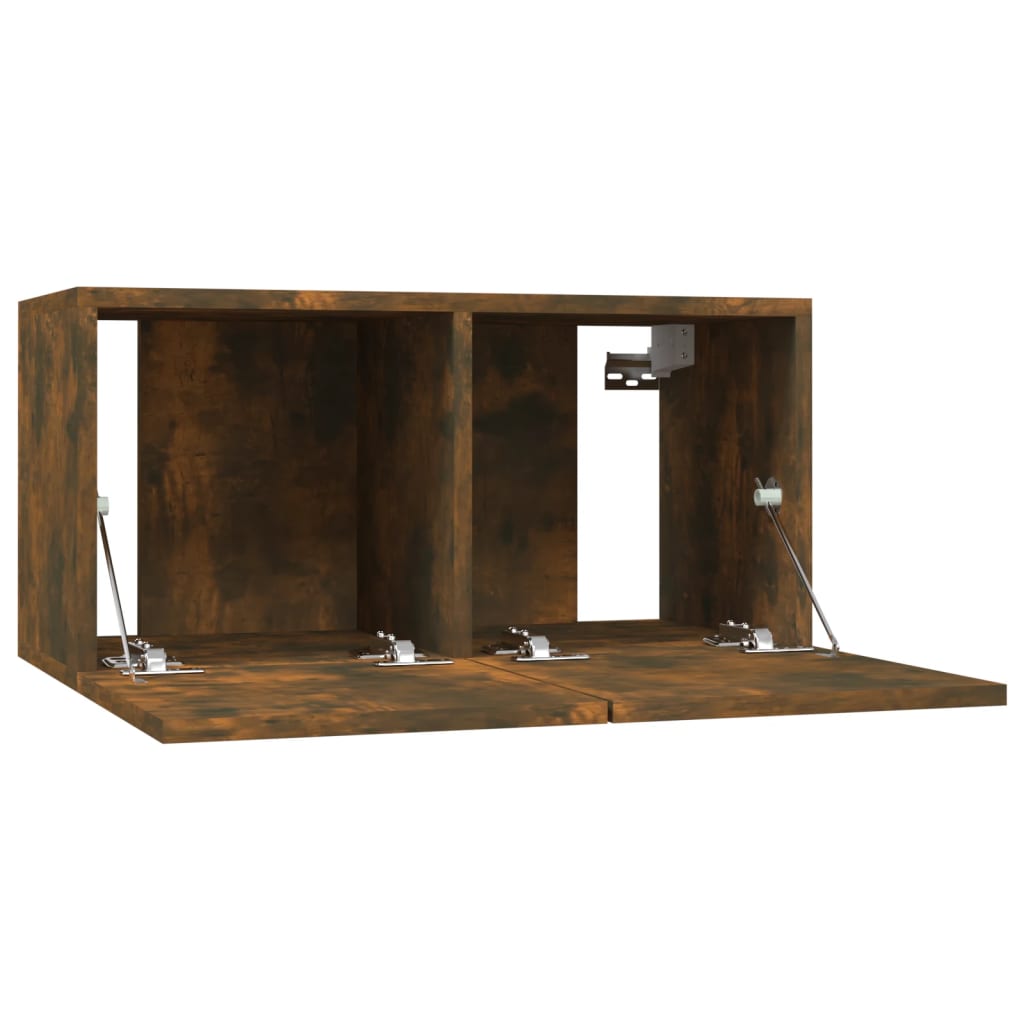 4-tlg. TV-Schrank-Set Weiß Holzwerkstoff