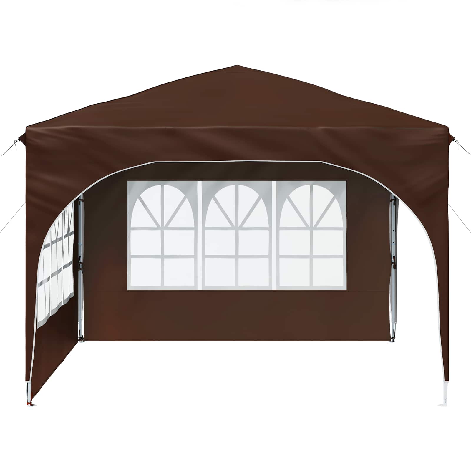 Pop-up Partyzelt 290 x 290 x 245 cm Creme