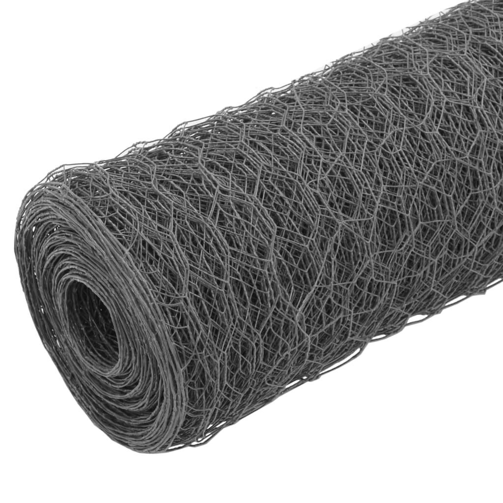 Drahtzaun mit PVC-Beschichtung 25x0,5 m Grün