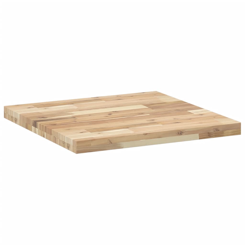 Tischplatte Rund Ø40x2 cm Massivholz Akazie