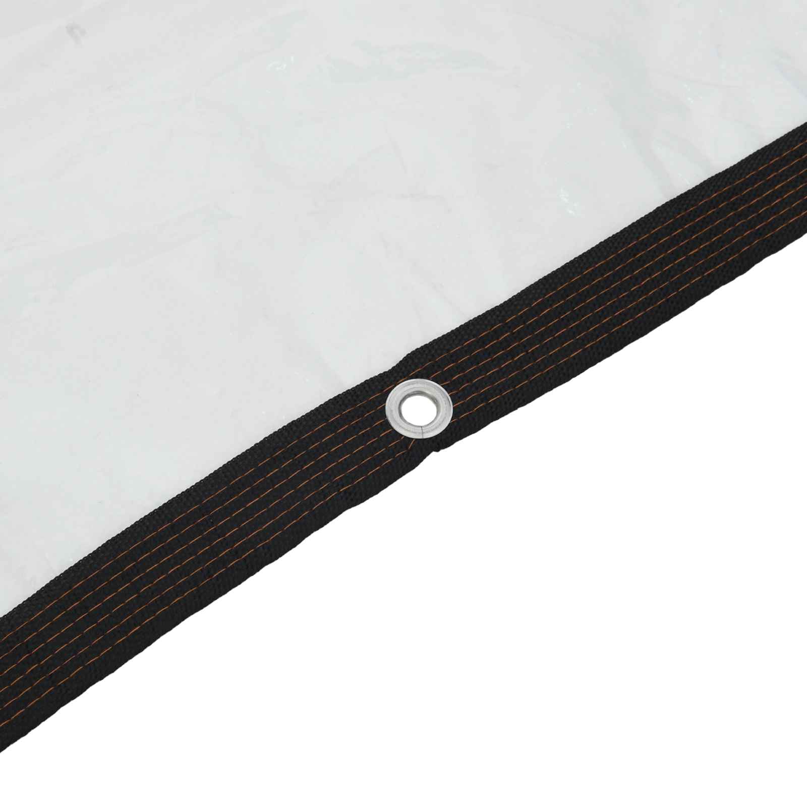 Transparente Plane mit Ösen 1x2 m Polyethylen