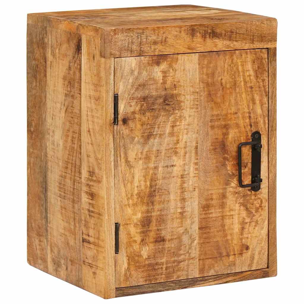 Nachttisch Braun 35 x 33 x 48 cm Massivholz Mango