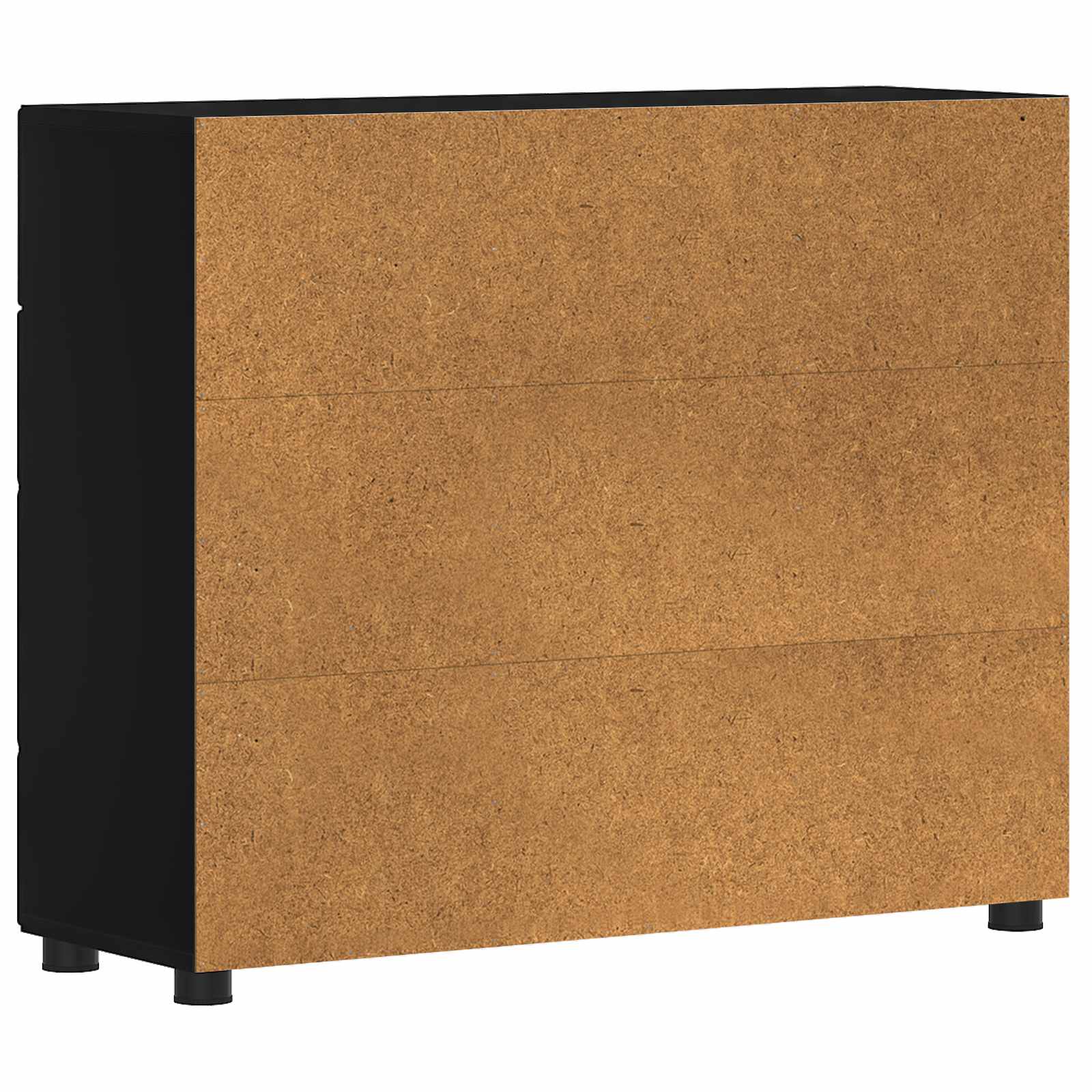 Highboard mit Regal FLORIN Weiß 60 x 35 x 182 cm Holzwerkstoff