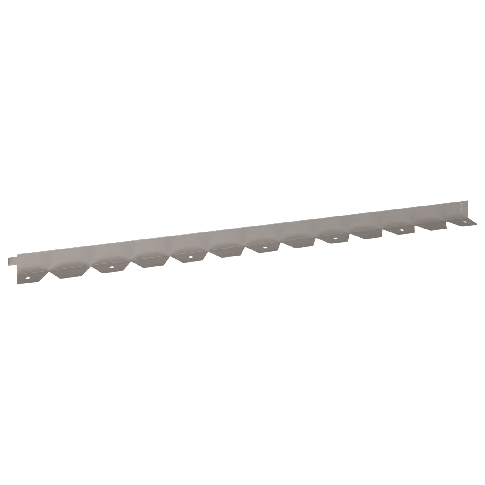 Raseneinfassung 10 pcs 102 x 4 x 4 cm Stahl Schwarz