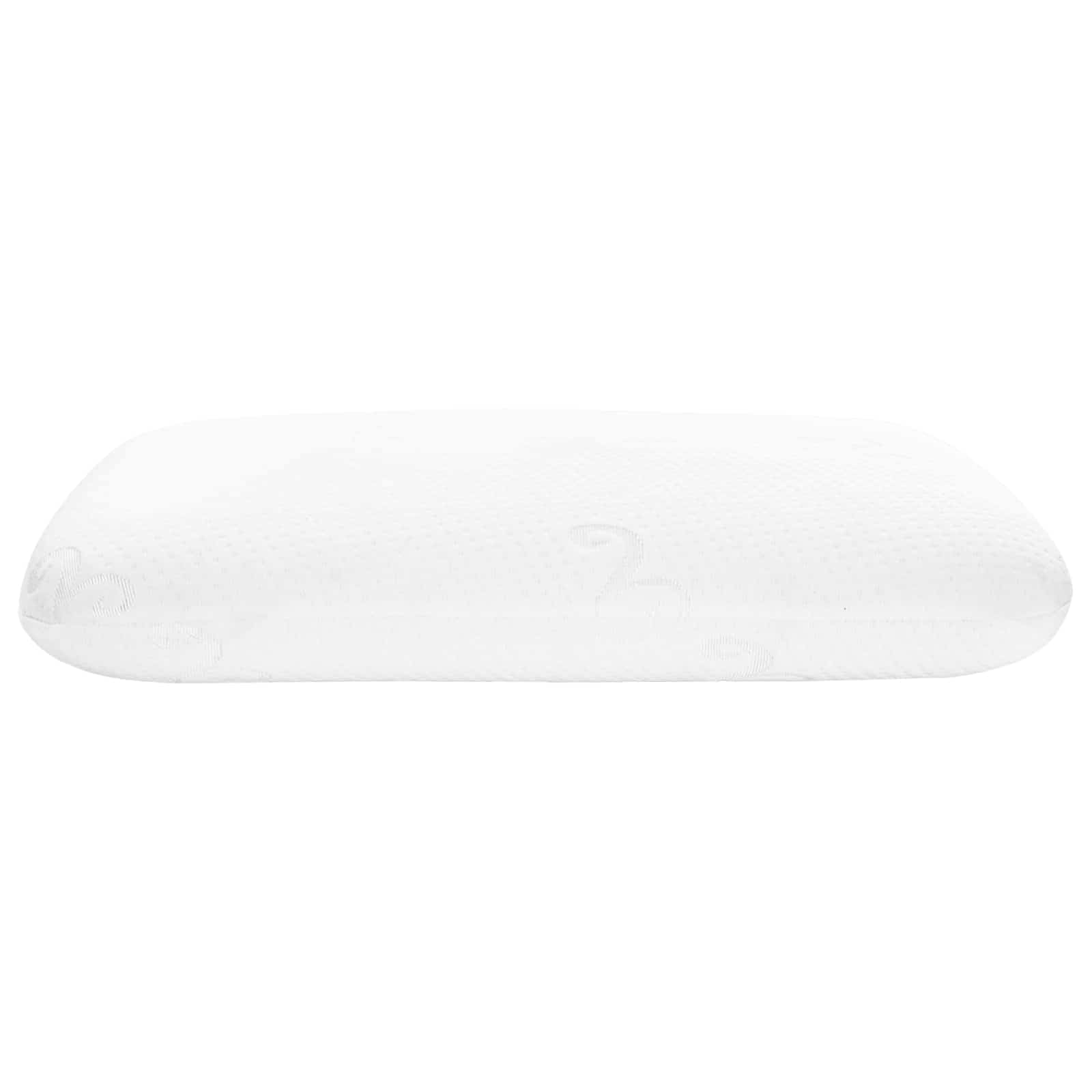 Schlafkissen Uni Weiß 70 x 36 x 6,5 cm Viscoschaum