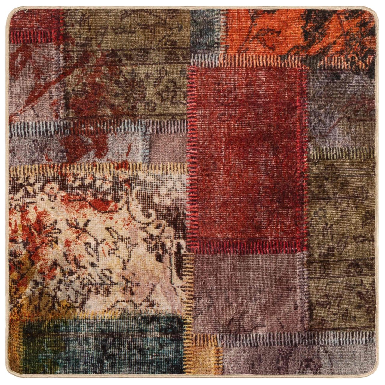 Teppich Waschbar Mehrfarbig 160x230 cm