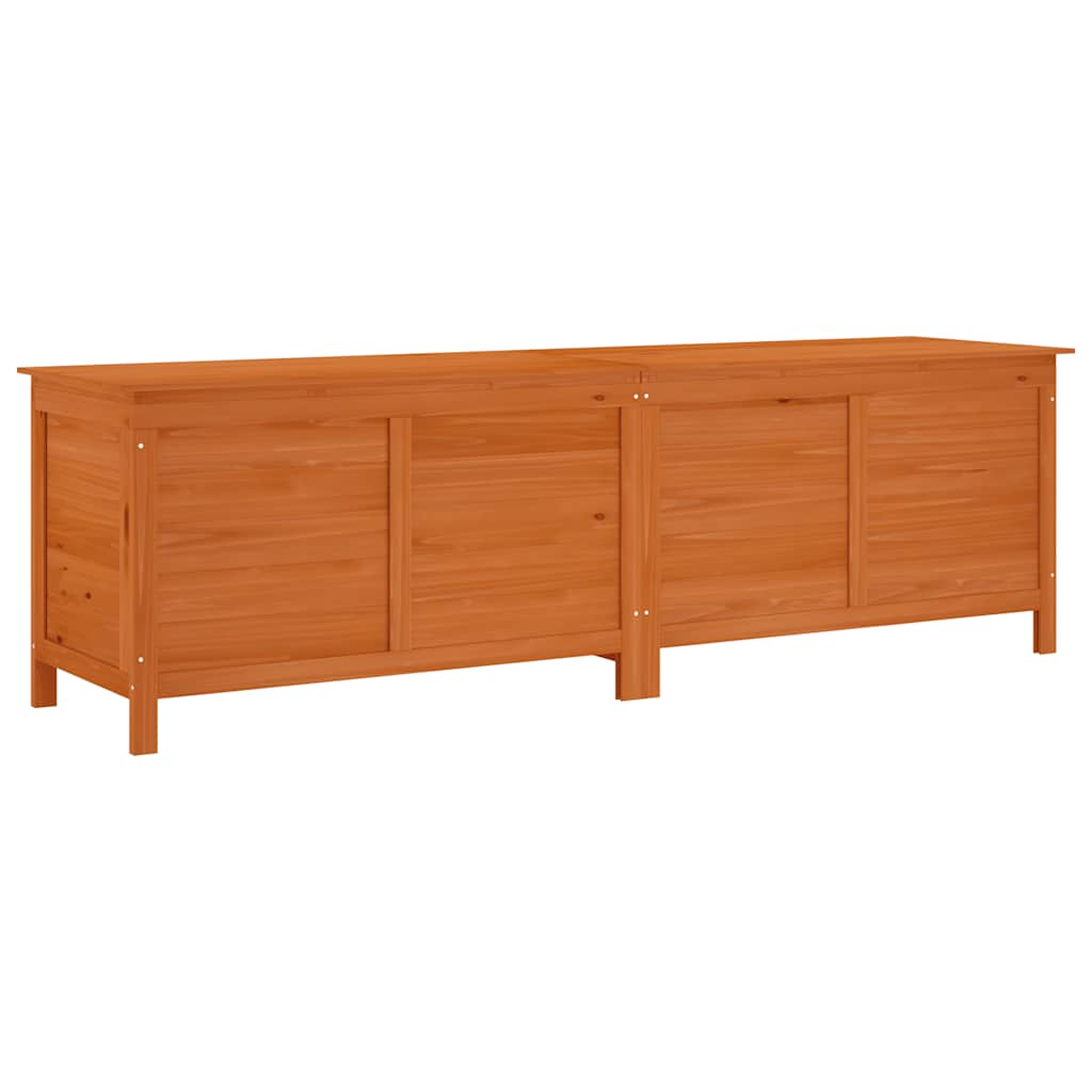 Gartentruhe 50x49x56,5 cm Massivholz Tanne